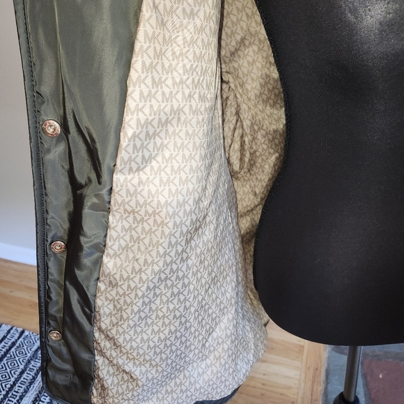 Michael kors Women's dark khaki green Quilted Jacket MINT - Picture 6 of 6